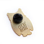 Irritated Owl Enamel Pin