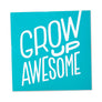 Grow Up Awesome Sticker
