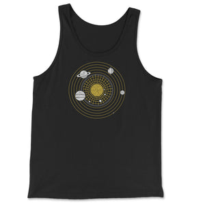 Solar System Diagram - Unisex Tank Top