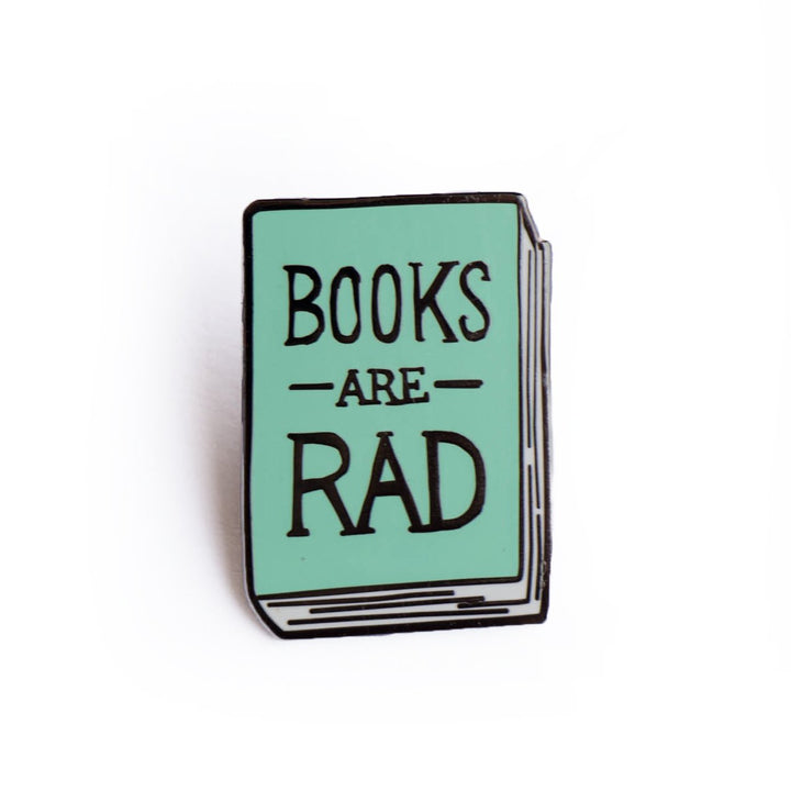 Books Are Rad Enamel Pin