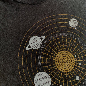 Solar System Diagram - Women's Crop Tee